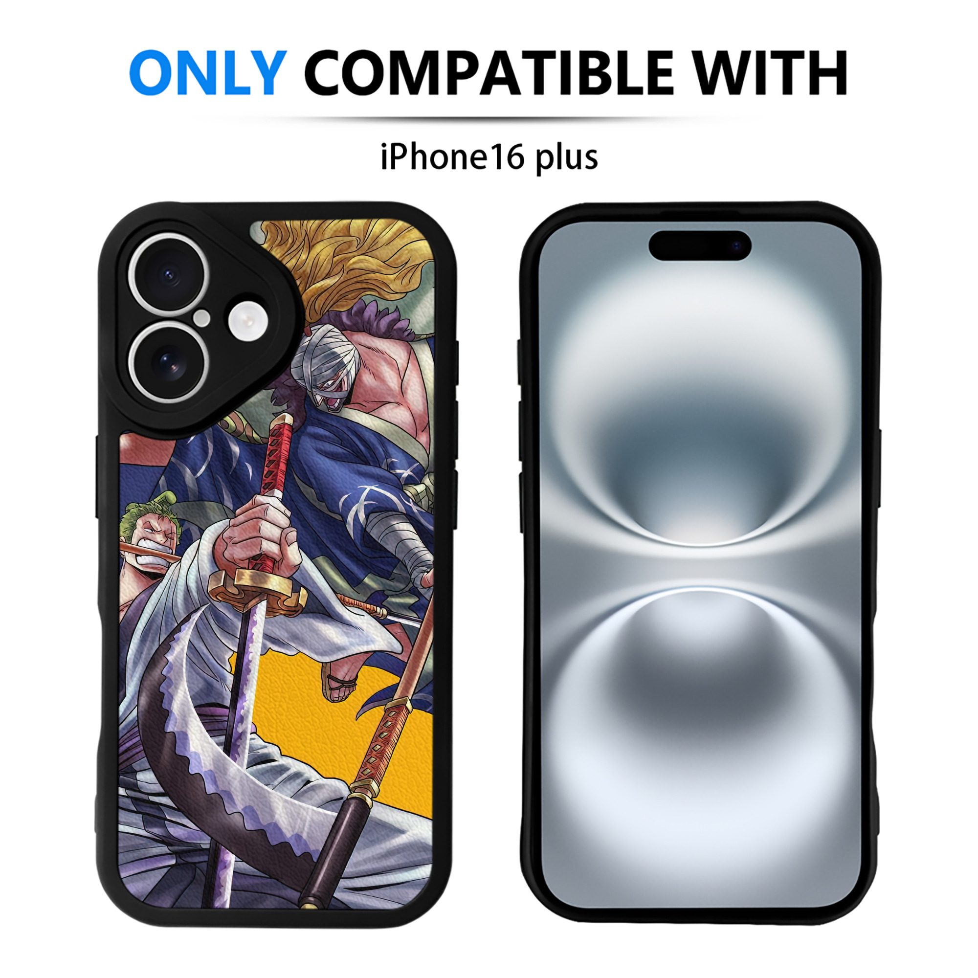 （画像用） ワンピース ONE PIECE 【iPhone 16シリーズ対応】シリコンスマホケース（レザー調） 材質：シリコン
